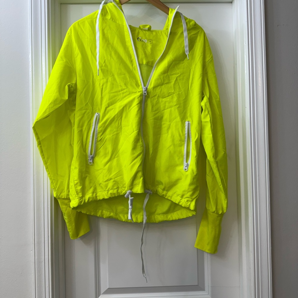 ZYIA Neon Yellow Bomber Jacket